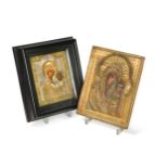 A Russian icon, Mother of God of Kazan, early 20th century,