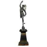 After Giambologna (Italian, 1519–1608), a bronze model of Mercury, late 19th or early 20th century,