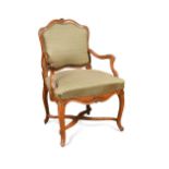 A French Regence armchair,