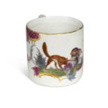 A Meissen coffee can, circa 1770,