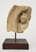 A Greco-Gandharan temple fragment, 3rd-5th century,
