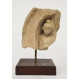 A Greco-Gandharan temple fragment, 3rd-5th century,