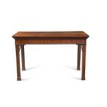 A George III mahogany serving table,