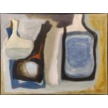 Modern British School,Still life with bottlesoil on canvas61.5 x 81cm