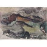 Peter Shaw (1926-1982)abstract landscapewatercolour on papersigned 'Peter Shaw 67' (lower left)30.