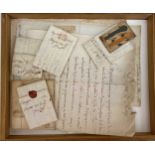 Collection of Letters. A French manuscript lettre de cachet order 'De par le Roy', 8 lines dated