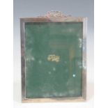 A Victorian silver easel photograph frame