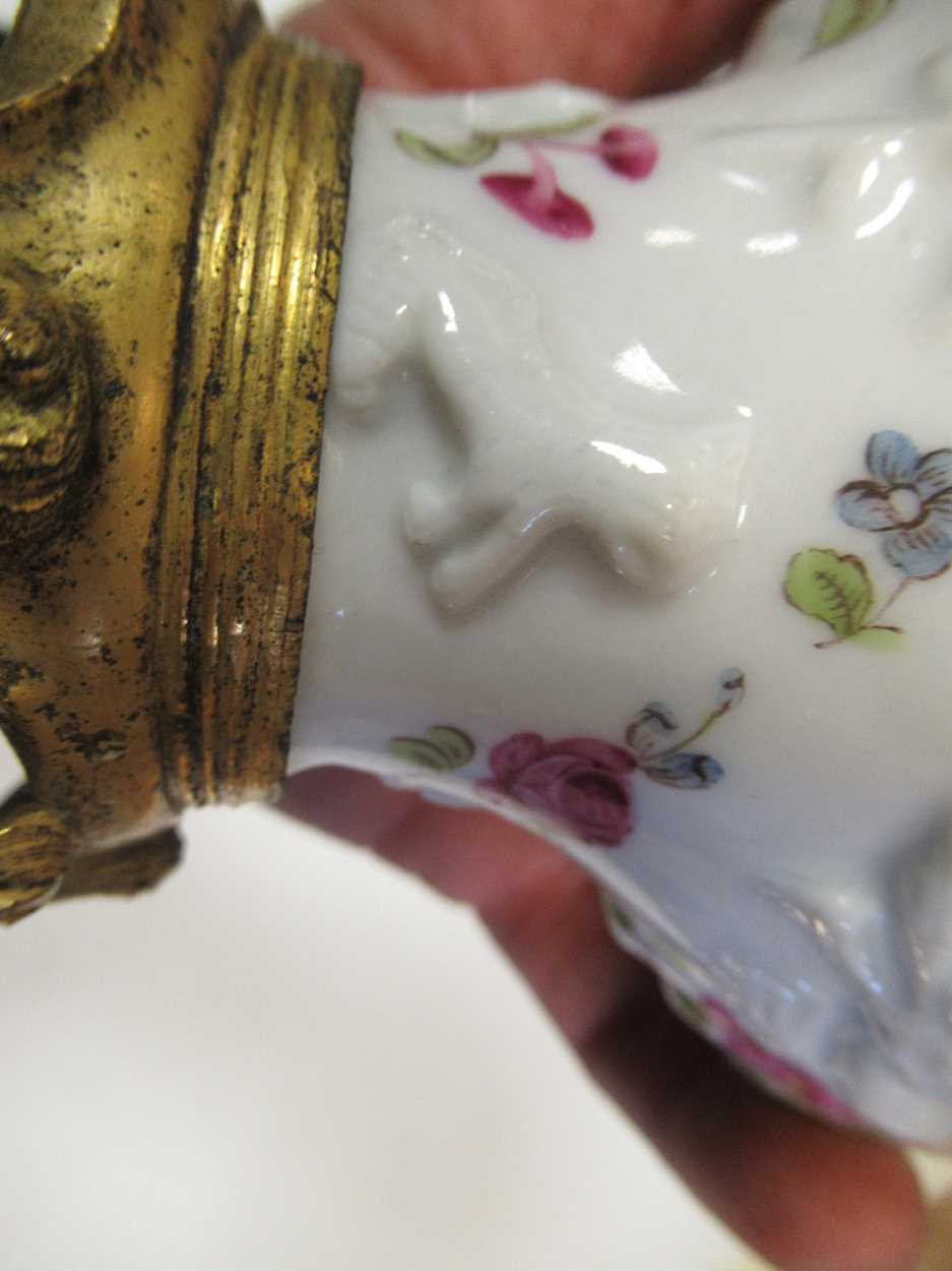 A Meissen sweetmeat bowl. in the form of a blanc de Chine libation cup with flower painted moulded - Bild 2 aus 16