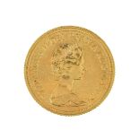 Elizabeth II gold sovereign 1976