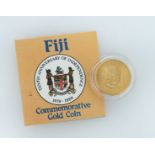 Fiji $200 gold coin 1980, commemorating the Tenth Anniversary of Independence, 15.98g, encapsulated