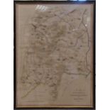 Various Kent related Hasted maps to include, 18th century map of the hundred of Eyhorne Kent, 49 x