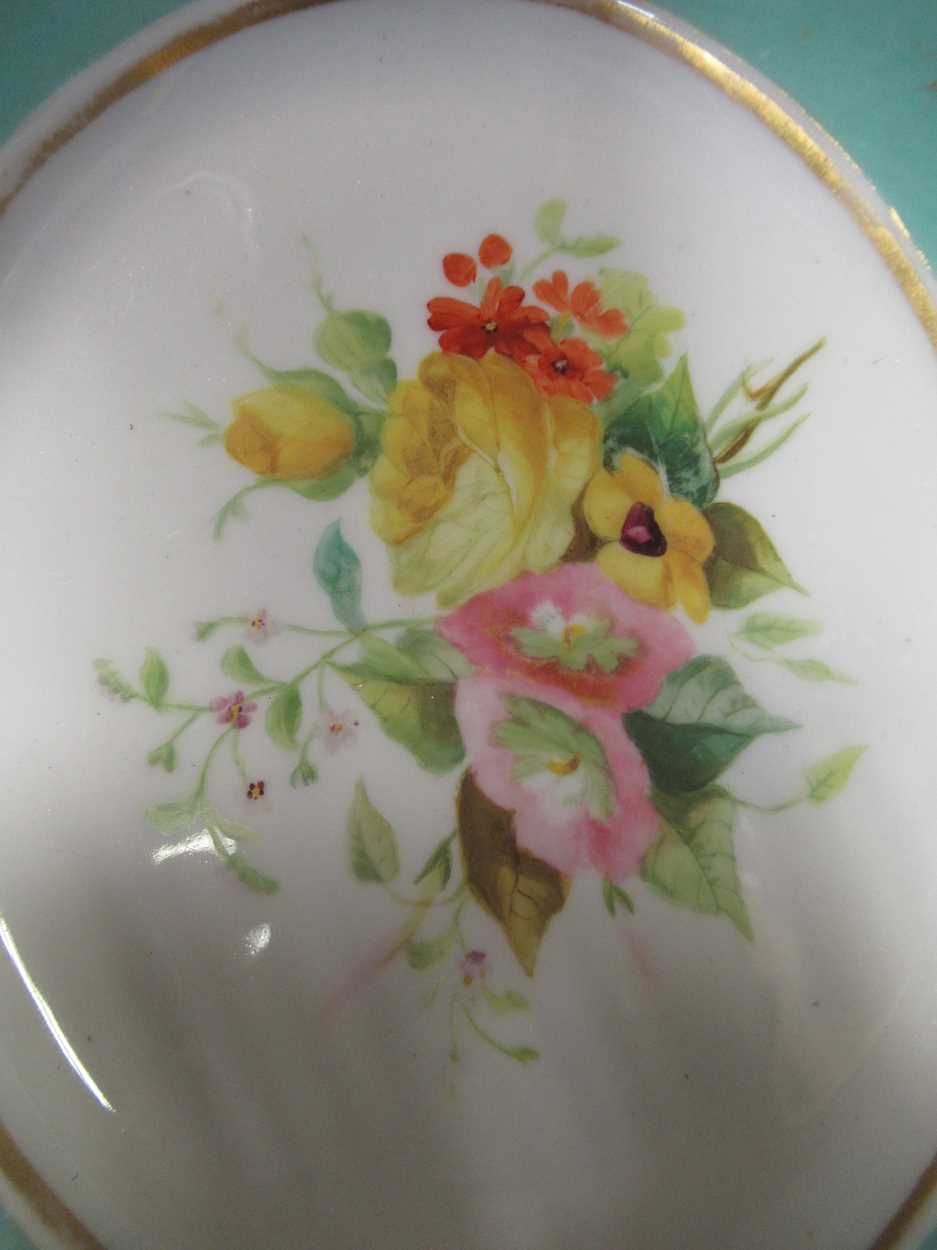 Two 19th century English porcelain part dessert services - Image 6 of 7