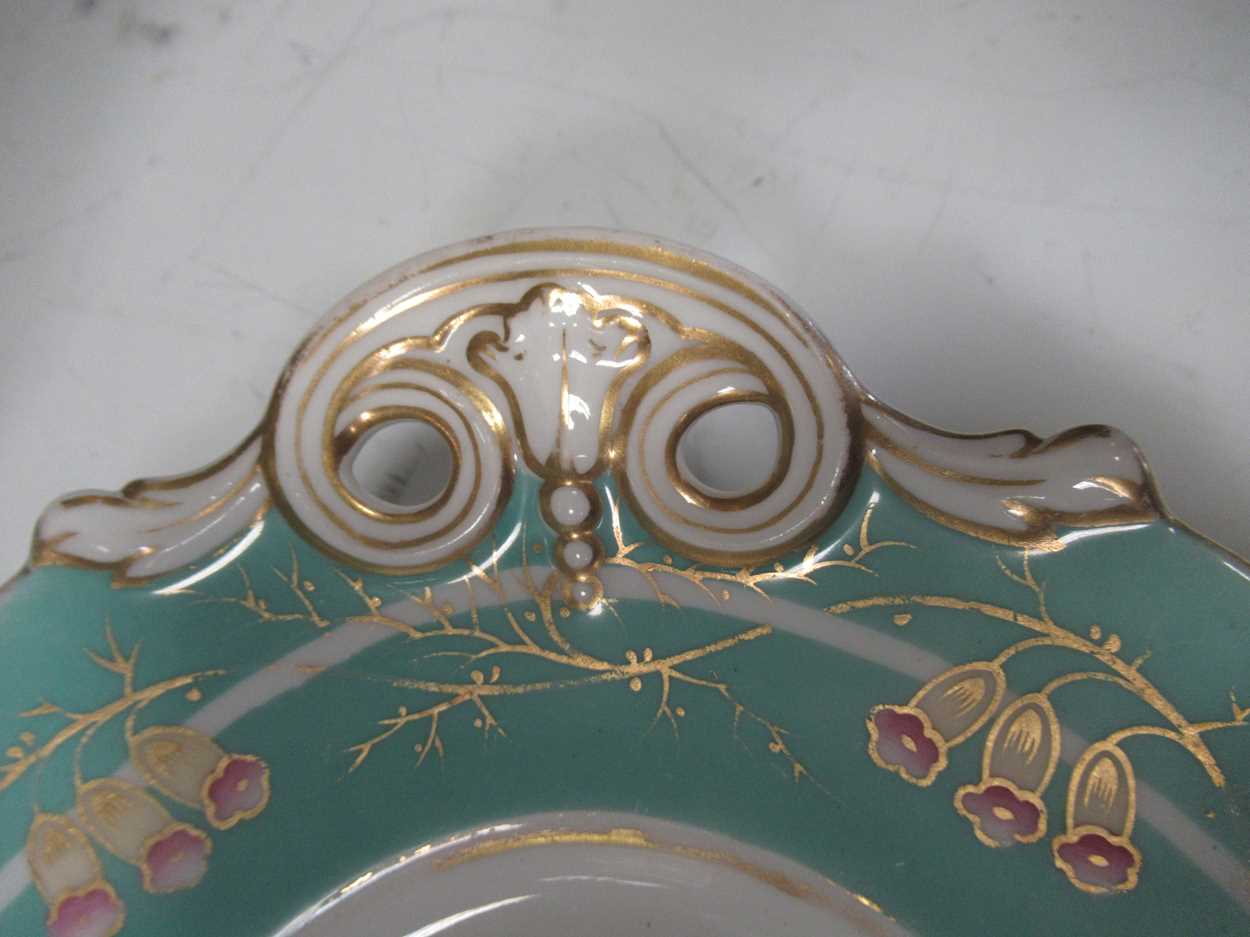 Two 19th century English porcelain part dessert services - Image 4 of 7