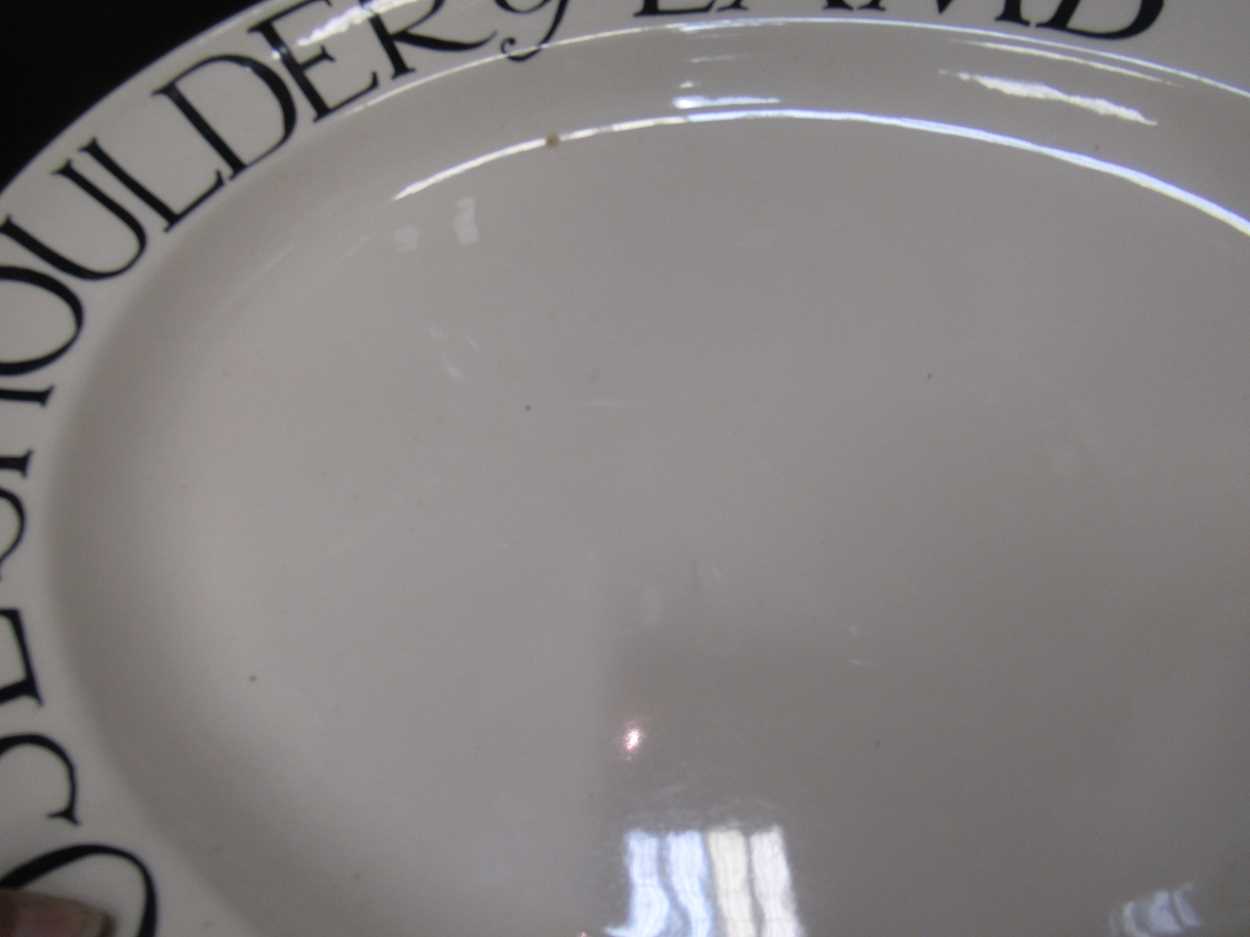 Emma Bridgewater, Black Toast and Marmalade pattern wares, to include 7 saucers and six tea cups, - Image 11 of 21