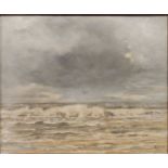 AB LulofsA 19th century seascape in an ebonised Dutch frameoil on board signed AB Lulofs36.5 x 44cm