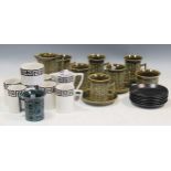 Susan William Ellis for Portmeirion, a small collection of tea wares including cups and some