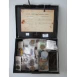 A good collection of assorted tokens and medals, mostly 19th century