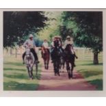 Jacqueline Stanhope (b.1963) The Severals- Newmarket print signed and numbered ‘59/500 J. Stanhope’