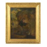 Follower of George MorlandThe Slate-Lime Miner oil on canvas36.5 x 29cm47 x 41cm framed