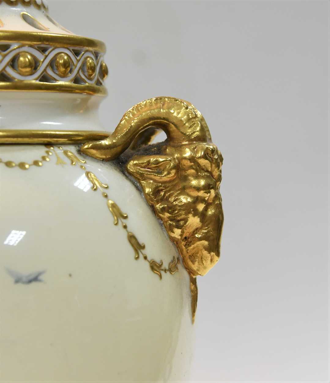 A Minton porcelain ovoid pot pourri circa 1880, 22cm high - Image 9 of 16