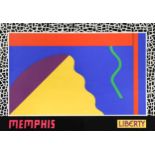 Memphis Group, a rare original poster for Memphis at Liberty & Co.,