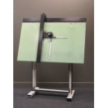 Architects adjustable drawing table, drawing surface 92 x 151cm
