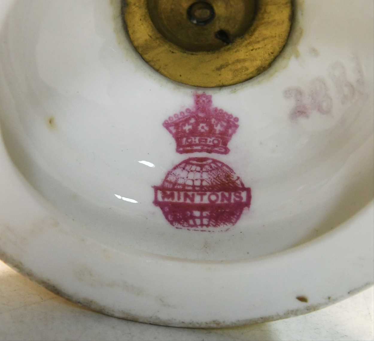 A Minton porcelain ovoid pot pourri circa 1880, 22cm high - Image 15 of 16