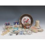 A collection of Staffordshire, Worcester, Herend and other decorative ceramics