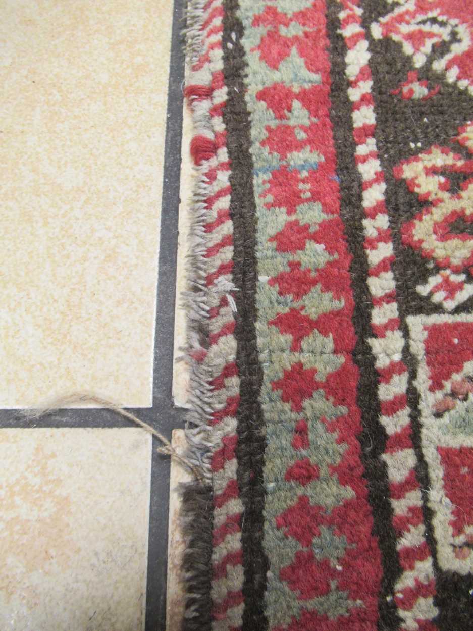 A late 19th century Akstafa prayer rug with boteh field, 173 x 85cmRug faded to various - Bild 2 aus 21