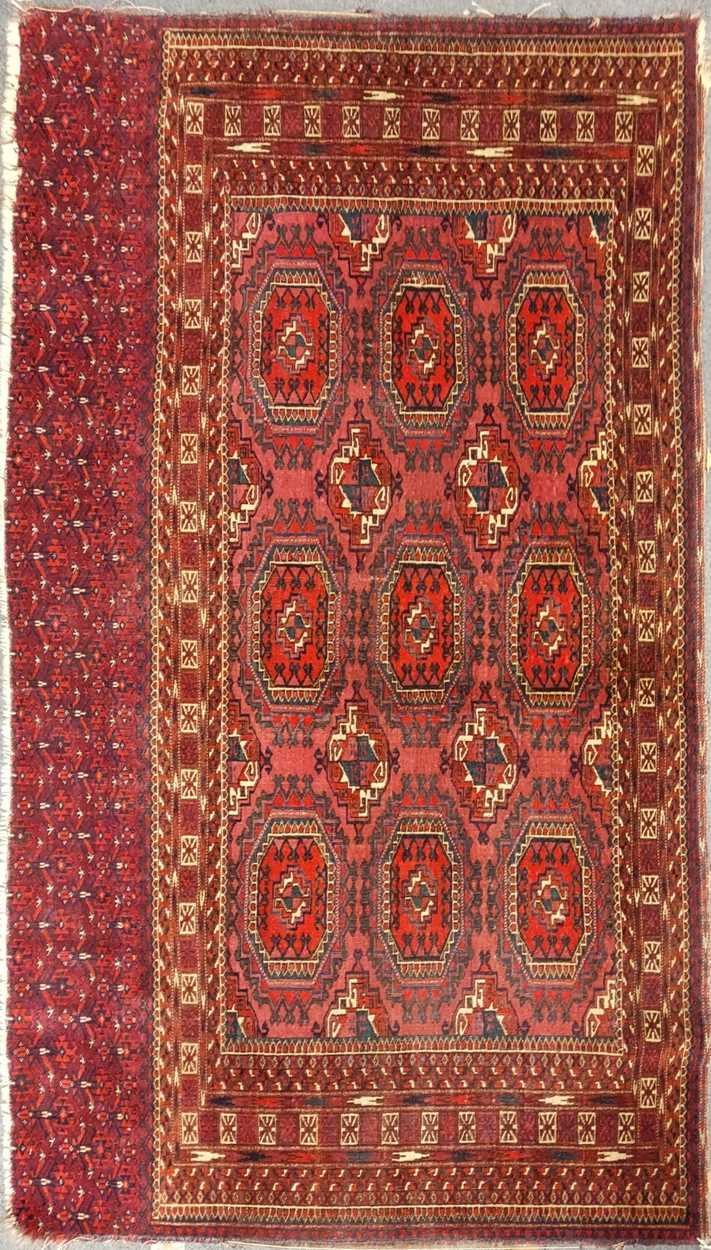 An early 20th century Tekke Turkman Chuval 152 x 100cm