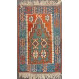 A modern Kelim prayer rug, 137 x 80cm