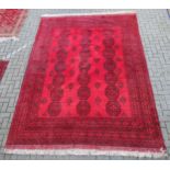 zzz A modern Afgan rug and a smaller Afgan rug (2)