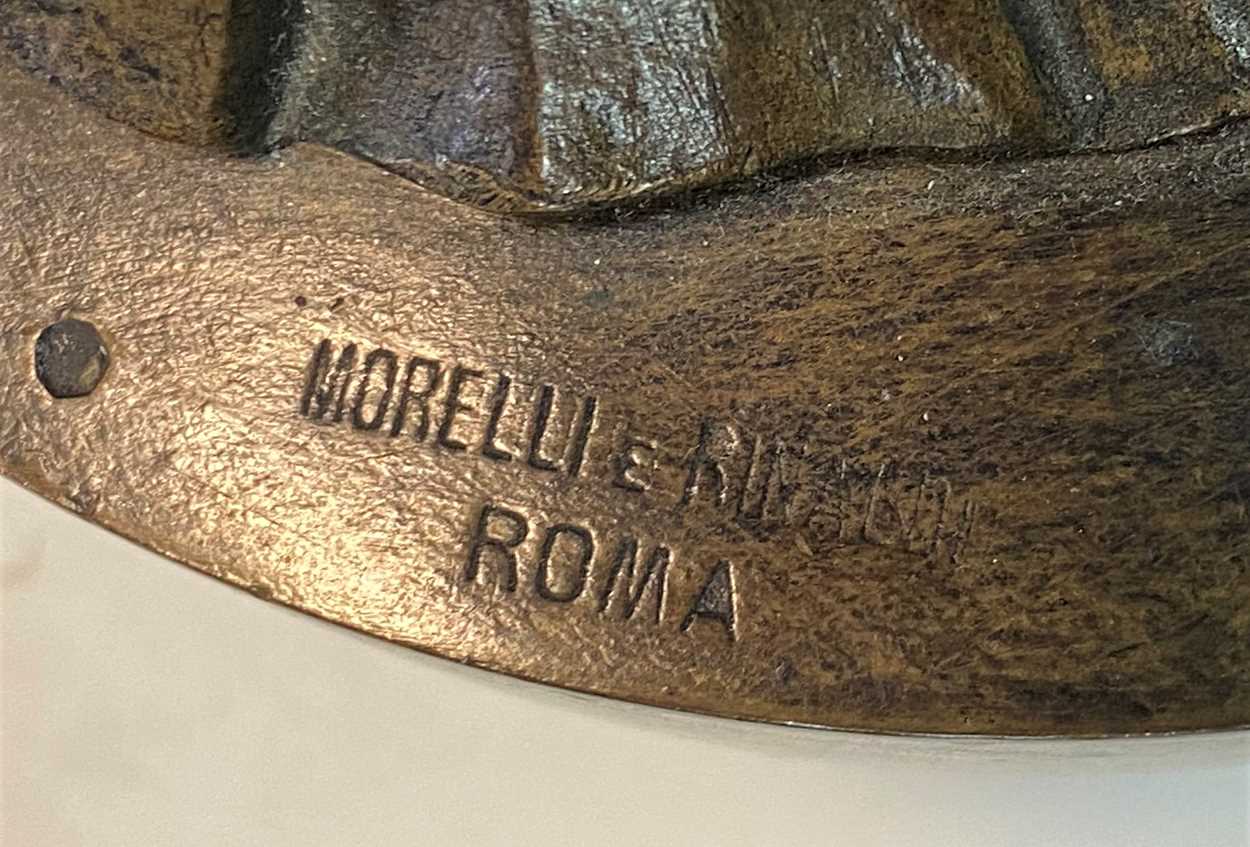 A bronze model of Erato, early 20th century, stamped 'Morelli e Rinaldi, Roma'31cm high - Bild 4 aus 11