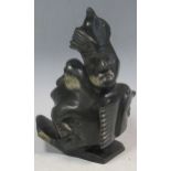 An Inuit soapstone carving by Ning Ashooha