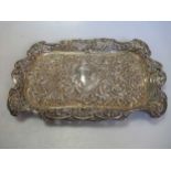 A hallmarked silver dish by Henry Matthews, 8.76ozt