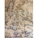 A faded machine woven tapestry in 18th century style 195 x 122cm