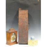 A Garrard & co Ltd Elliott mantel clock in Georgian style. Quantity of costume jewellery plus