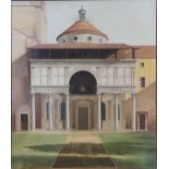 Richard Finch (Modern British)The Pazzi Chapel at the church of Santa Croce in Florenceoil on