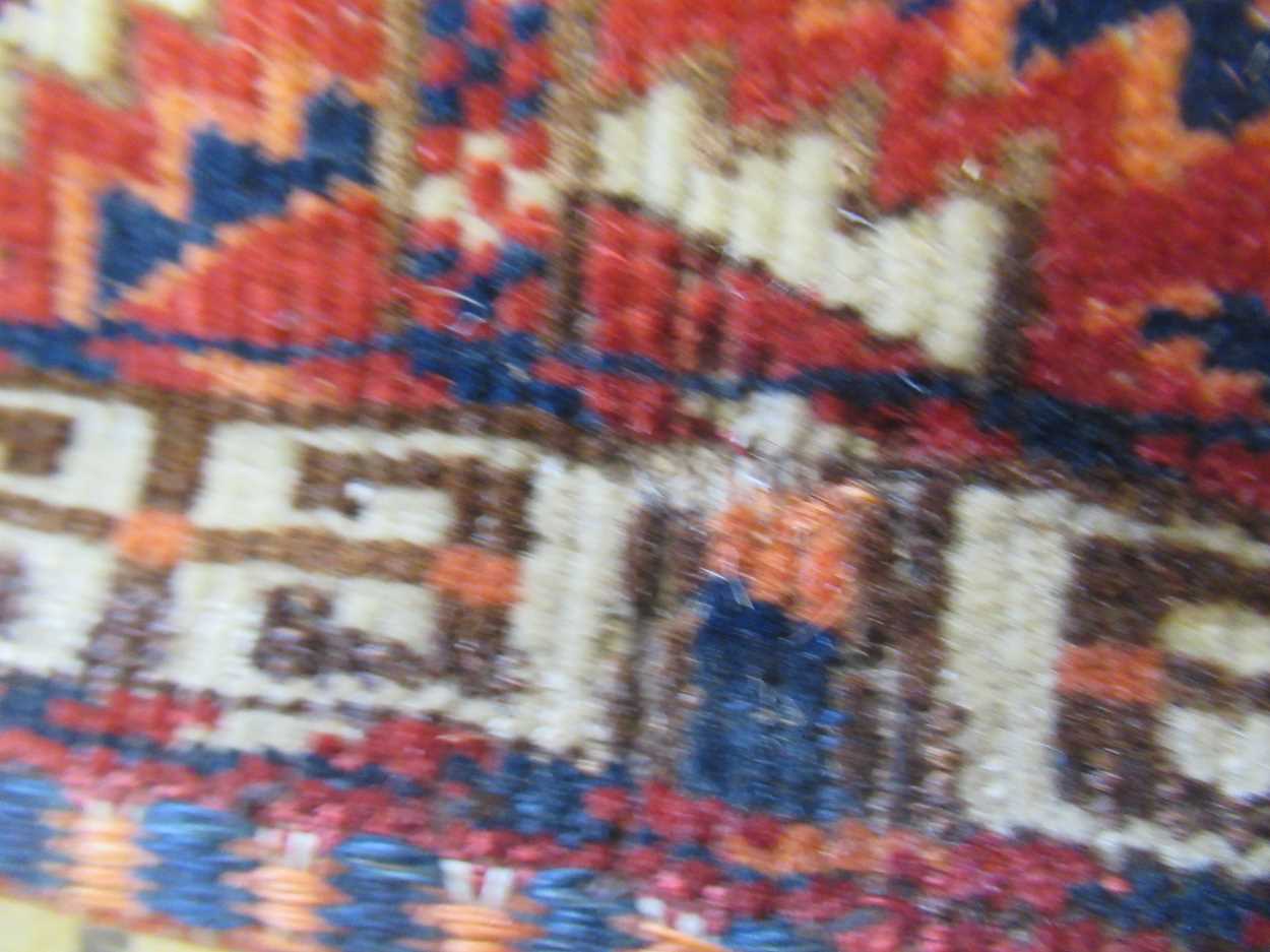 Early 20th century Tekke Ensi 155 x 121cmGeneral wear and fraying to the edges and tassels Holes - Bild 7 aus 13