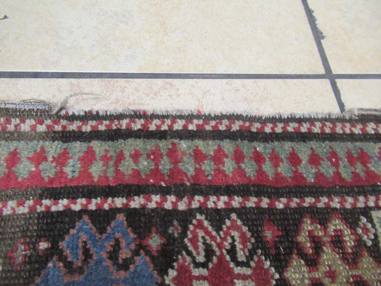 A late 19th century Akstafa prayer rug with boteh field, 173 x 85cmRug faded to various - Bild 13 aus 21