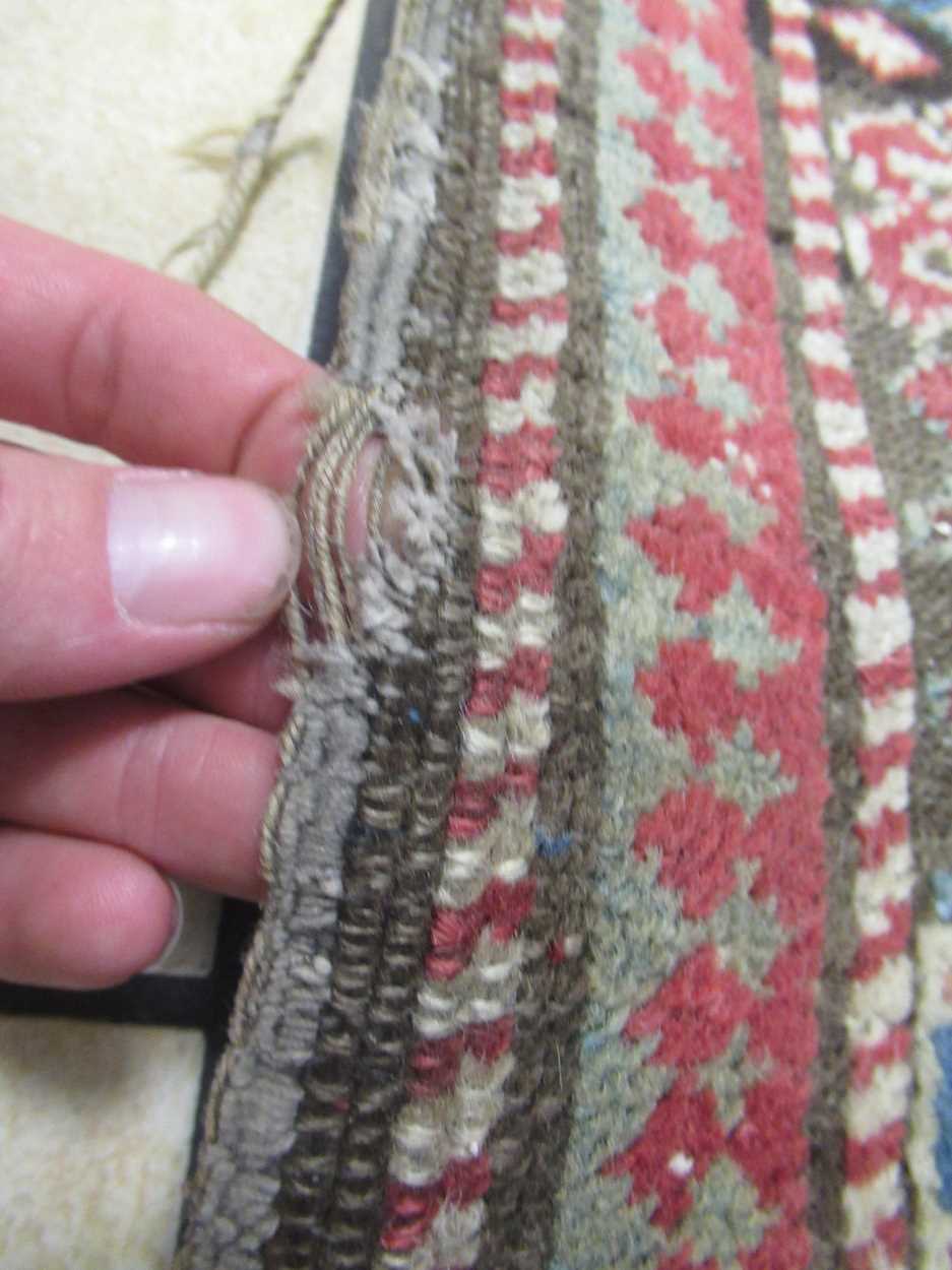 A late 19th century Akstafa prayer rug with boteh field, 173 x 85cmRug faded to various - Bild 21 aus 21