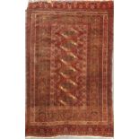 A part silk and cotton Turkman Kizil Ayak, 163 x 102cm