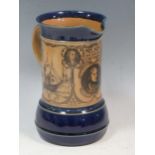 A Royal Doulton ‘Nelson and his Captains’ jug, 20cm