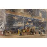 After Joseph Nash, The Great Exhibition - India Pavilion, coloured print 33 x 48cm