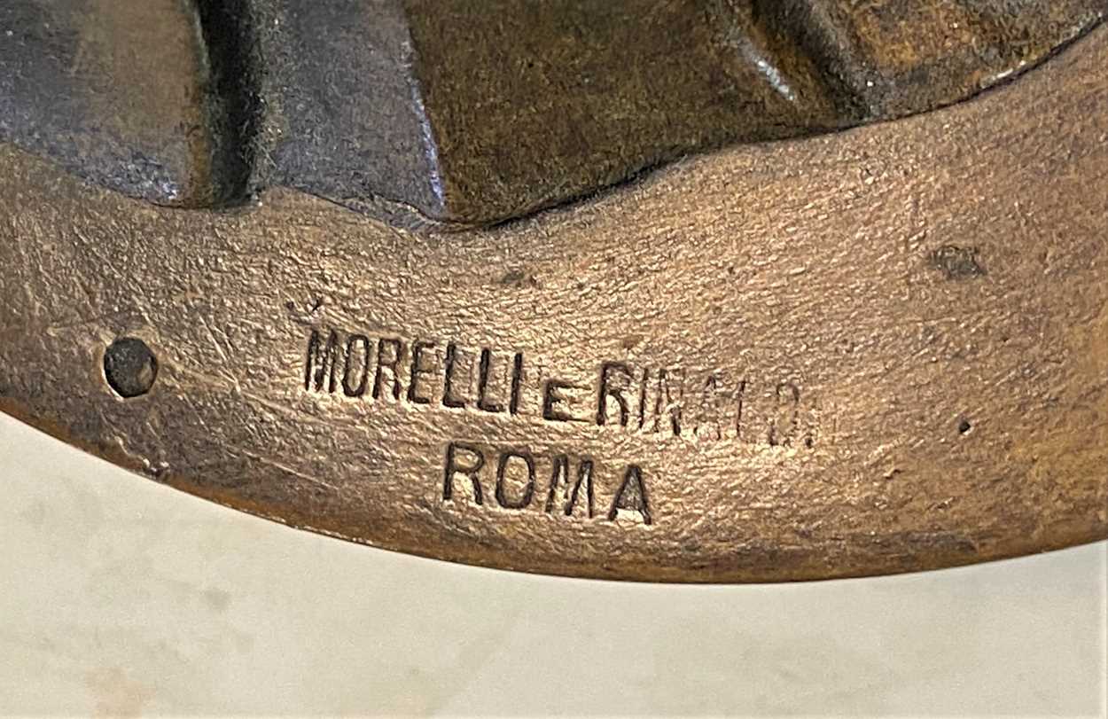 A bronze model of Erato, early 20th century, stamped 'Morelli e Rinaldi, Roma'31cm high - Bild 2 aus 11