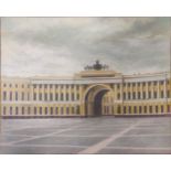 The General Staff Building standing in the Palace Square, St Petersburgoil on canvas40 x