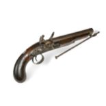 Collins, a flintlock Officer's pistol, early 19th century,