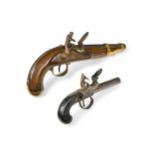 A French model An IX flintlock cavalry pistol, early 19th century,