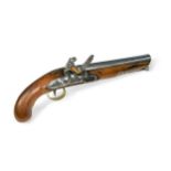 An English 1796 pattern 10 bore Tower flintlock heavy dragoon pistol,
