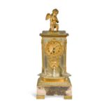 A French ormolu mounted fountain automaton mantel timepiece, Chappe A Paris, circa 1820,